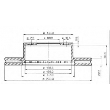 BDC3457 QUINTON HAZELL Тормозной диск