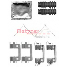 109-1811 METZGER Комплектующие, колодки дискового тормоза
