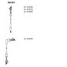 300/221 BREMI Комплект проводов зажигания