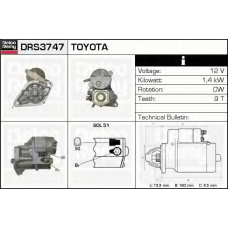 DRS3747 DELCO REMY Стартер