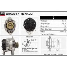 DRA3917 DELCO REMY Генератор