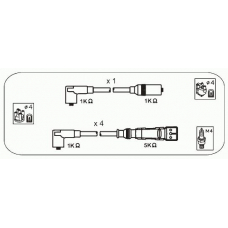 ABM18 JANMOR Комплект проводов зажигания