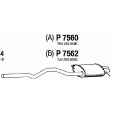 P7560 FENNO Глушитель выхлопных газов конечный