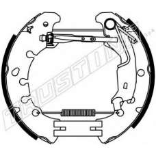 6379 TRUSTING Комплект тормозных колодок