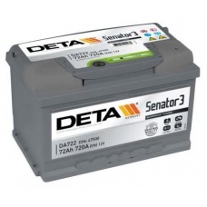 DA722 DETA Стартерная аккумуляторная батарея; Стартерная акку
