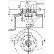 BS 7903 BRECO Тормозной диск