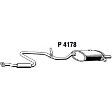 P4178 FENNO Глушитель выхлопных газов конечный