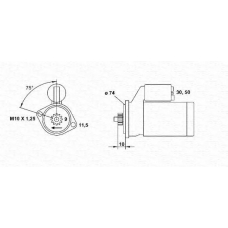 943241050010 MAGNETI MARELLI Стартер