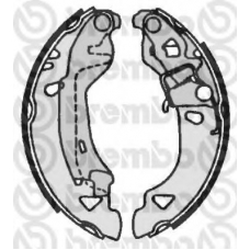 S 23 513 BREMBO Комплект тормозных колодок