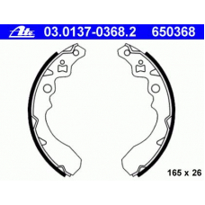 03.0137-0368.2 ATE Комплект тормозных колодок
