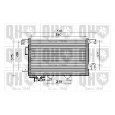 QCN644 QUINTON HAZELL Конденсатор, кондиционер