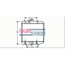 2602601 KUHLER SCHNEIDER Радиатор, охлаждение двигател