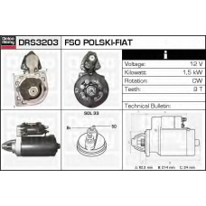 DRS3203 DELCO REMY Стартер