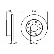 0 986 478 200 BOSCH Тормозной диск