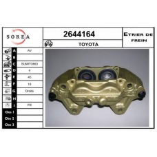 2644164 EAI Тормозной суппорт