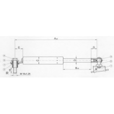 38 08 95-91 JOHNS Газовая пружина, крышка багажник