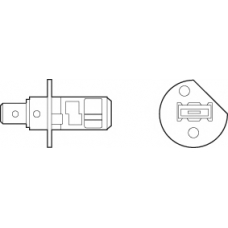 032503 VALEO Лампа накаливания, фара дальнего света; Лампа нака