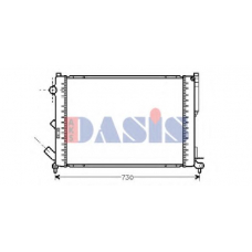 181450N AKS DASIS Радиатор, охлаждение двигателя