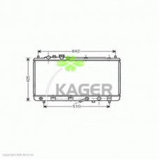 31-2900 KAGER Радиатор, охлаждение двигателя