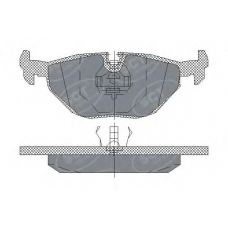 SP 198 SCT Комплект тормозных колодок, дисковый тормоз