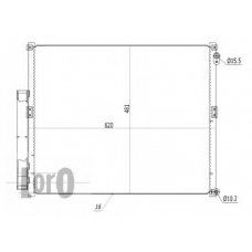 051-016-0022 LORO Конденсатор, кондиционер