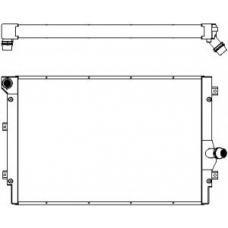 4062-1001 SAKURA  Automotive Радиатор, охлаждение двигателя