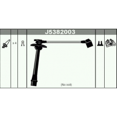 J5382003 NIPPARTS Комплект проводов зажигания