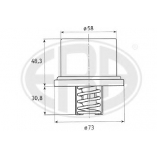 350226 ERA Термостат, охлаждающая жидкость
