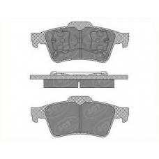 SP 606 PR SCT Комплект тормозных колодок, дисковый тормоз