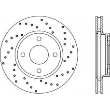 BDRS1184.25 OPEN PARTS Тормозной диск