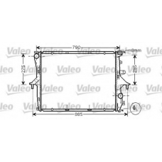 734741 VALEO Радиатор, охлаждение двигателя