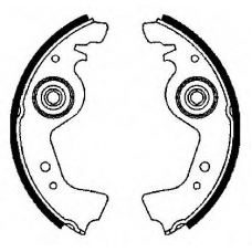 BS544 QUINTON HAZELL Комплект тормозных колодок
