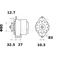 MG 272 MAHLE Генератор