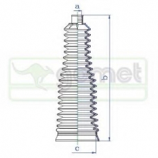 1511023 GOMET Пыльник, рулевое управление