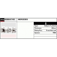 DC884740 DELCO REMY Тормозной суппорт