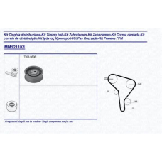 341312111101 MAGNETI MARELLI Комплект ремня грм