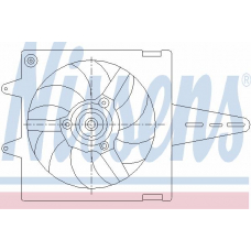 85427 NISSENS Вентилятор, охлаждение двигателя