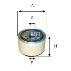 24.338.00 UFI Топливный фильтр