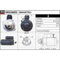DRS3695 DELCO REMY Стартер