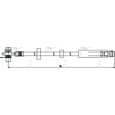 HOS3811 APEC Тормозной шланг