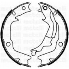 53-0186 METELLI Комплект тормозных колодок, стояночная тормозная с
