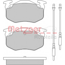 1170624 METZGER Комплект тормозных колодок, дисковый тормоз