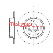 61175.00 METZGER Тормозной диск