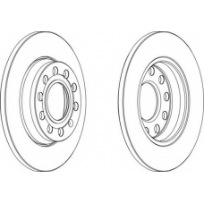 DDF1425-1 FERODO Тормозной диск