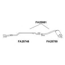 FA25881 VENEPORTE Глушитель выхлопных газов конечный