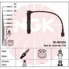 7705 NGK Комплект проводов зажигания