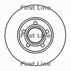 FBD028 FIRST LINE Тормозной диск