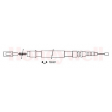 431240B BENDIX Трос, стояночная тормозная система