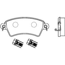 23396 180  1 4 T4047 TEXTAR Колодки тормозные