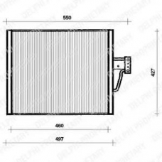 TSP0225018 DELPHI Конденсатор, кондиционер